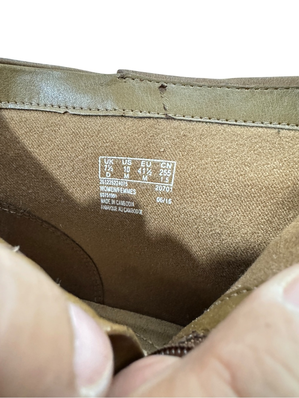 Clarks Collection Brown Leather Ankle Boots Buckle Strap Zip Booties Size 10 - Picture 13 of 15